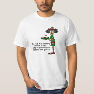 T-shirt Humour de livraison de pizza