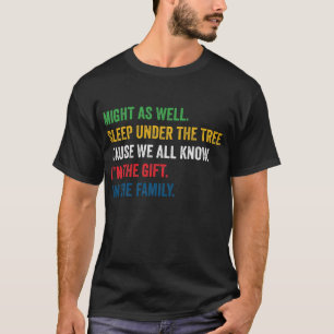 T-shirt Humour de Noël Hommes Femmes Favoris Personne Amu
