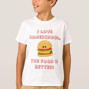 T-shirt Humour de nourriture de Homeschool