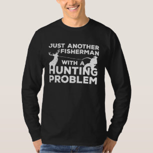 T-shirt Humour de pêche et de chasse Chasseur Pour Hommes