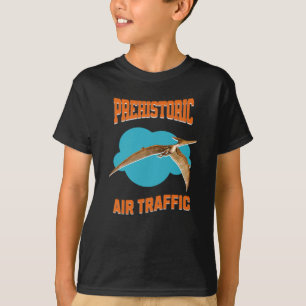 T-shirt Humour de pilote de trafic aérien préhistorique Pt
