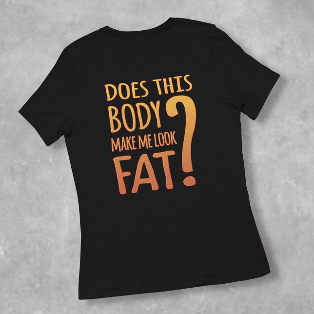 T-shirt Humour de régime du corps gras (Créateur téléchargé)