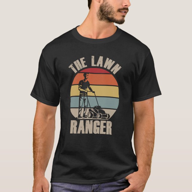 T-shirt Humour de sciage de pelouse Landscaper Funny Janit (Devant)