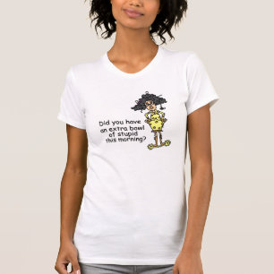 T-shirt Humour de stupidité