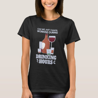 T-shirt Humour de travail Haine travail Amour du travail B