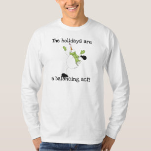 T-shirt Humour de vacances Snowman