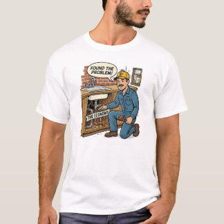 T-shirt Humour Démodé | T Shirt Drôle Économie Plombier