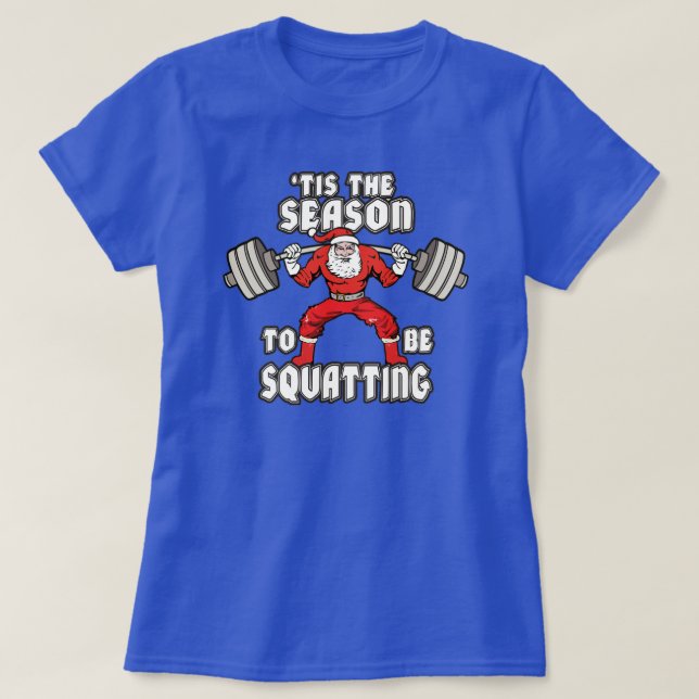 T-shirt Humour d'entraînement de Noël - Escadron du Père N (Design devant)