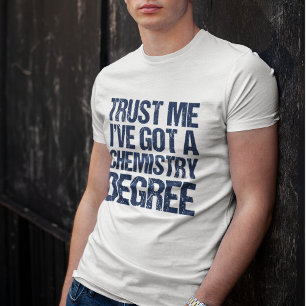 T-shirt Humour d'études de chimie amusant