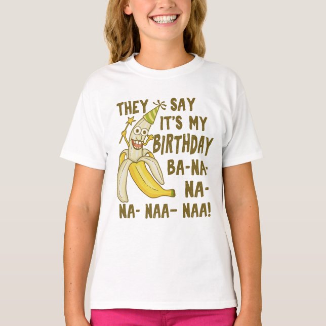 T-shirt Humour drôle de bande dessinée de banane (Devant)