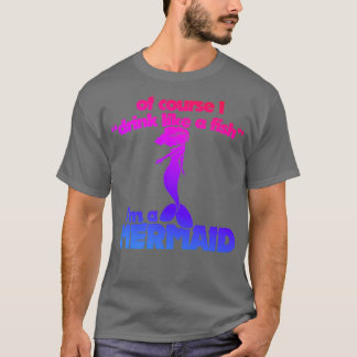 T-shirt Humour drôle de sirène