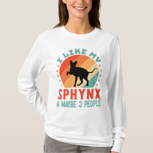T-shirt Humour du propriétaire canadien de chats en sphynx