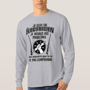 T-shirt Humour électricien