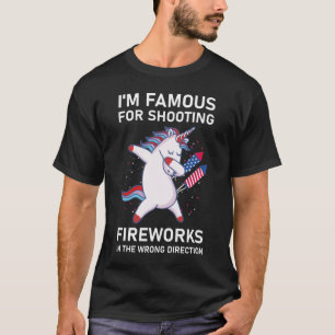 T-shirt Humour feux d'artifice 4 juillet Feu d'artifice
