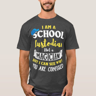 T-shirt Humour Gardien De L'École Qui Dit Une Citation Gar
