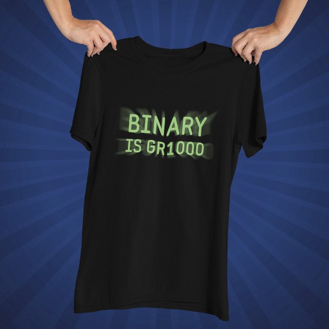 T-shirt Humour mathématique - Le binaire est grand (Créateur téléchargé)