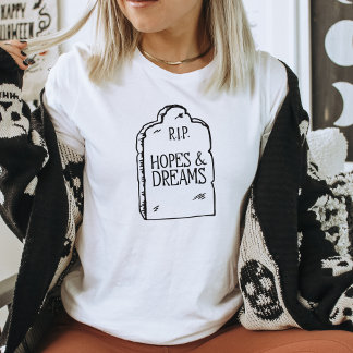 T-shirt humour noir RIP Espoirs & Rêves