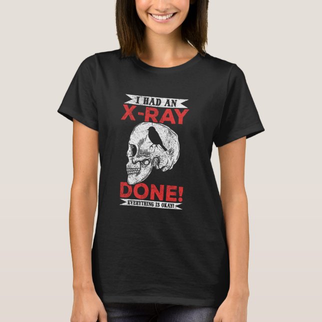 T-shirt Humour noir X-Ray et style Macabre (Devant)