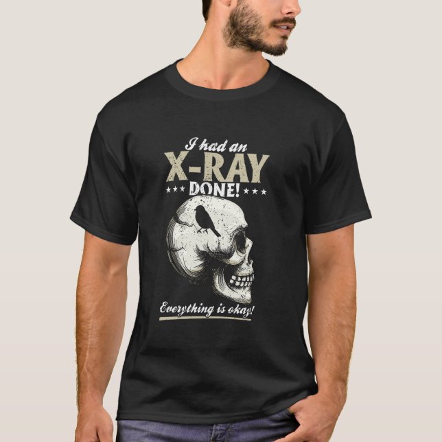 T-shirt Humour noir X-Ray et style Macabre (Devant)