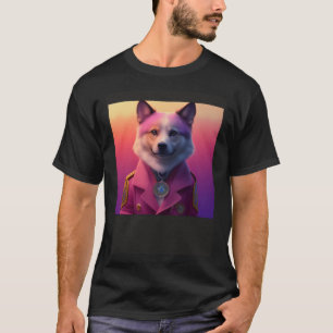 T-shirt Humour Renard Poilu Fourrure Chien Jeune Enfant I