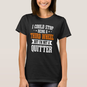 T-shirt Humour Rendez-Vous Simple Sur La Troisième Roue