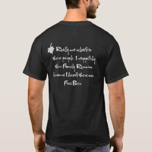 T-shirt Humour Reunion Famille Personnalisé