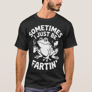 T-shirt Humour Sarcastique Parfois Je Fais Juste des Blagu