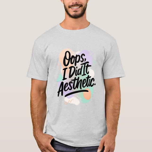 T-shirt Humour social mode de vie (Devant)