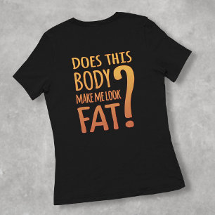 T-shirt Humour sur les régimes pour les gros