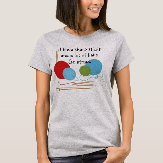 T-shirt Humour Tricot (Devant)
