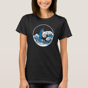 T-shirt Humpback Blue Whale Ocean Wave Nature Sea Marine A
