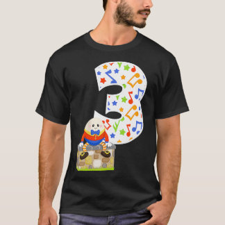 T-shirt Humpty Dumpty 3e fête d'anniversaire 3 ans infirmi