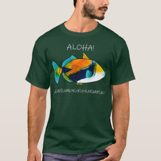 T-shirt Humuhumunukunukuapuaa Olelo Hawaii Reef riggerfi