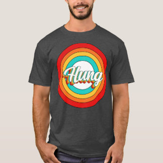 T-shirt Hung Nom Chemise Vintage Cercle Hung
