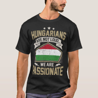 T-shirt Hungary Flag Passionate Hungarians Girls & Women