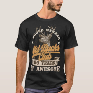 T-shirt Hunter 60E Anniversaire Vieux Bucks Club 60 Ans