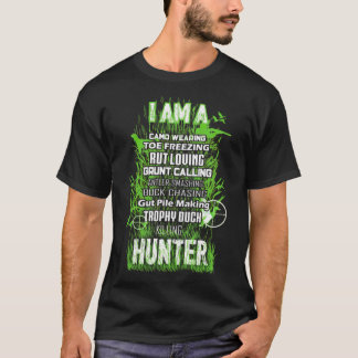 T-shirt Hunter a woman cannot lab 