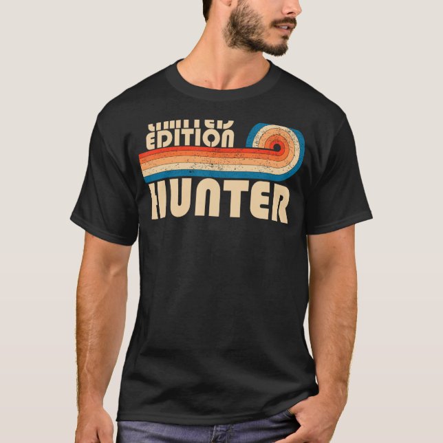 T-shirt HUNTER Funny Titre de l'emploi Profession Annivers (Devant)