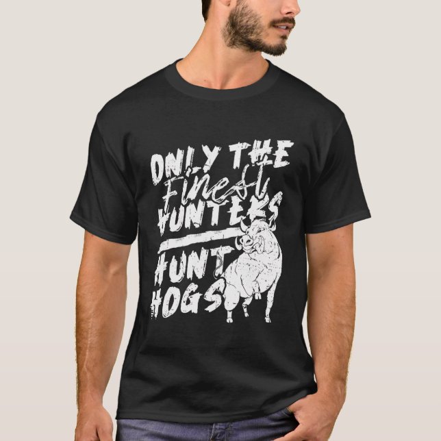 T-shirt Hunter Wildlife Hunt - Chasse au porc (Devant)