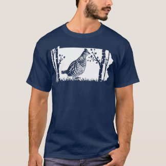 T-shirt Hunting Partridge Grouse