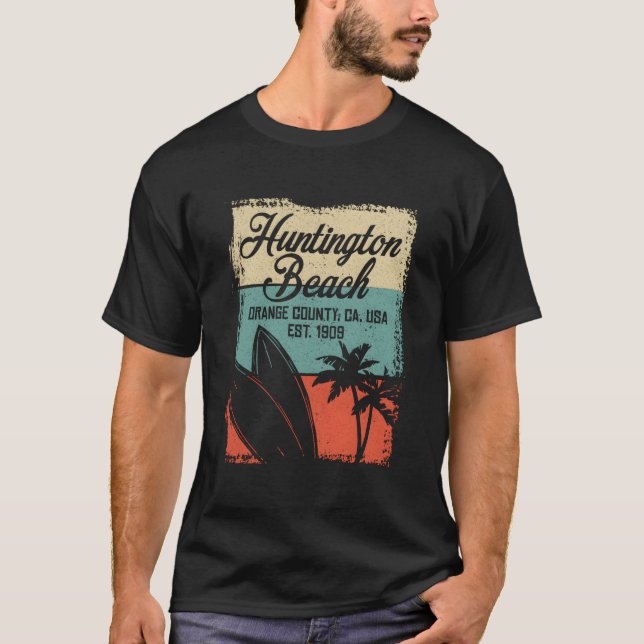 T-shirt Huntington Beach 2019 Summer Surf Competitions (Devant)