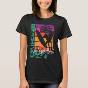 T-shirt Huntington Beach California Retro Sunset Surfer So