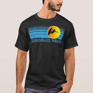 T-shirt Huntington Beach Retro Surf Surf Design Clocher