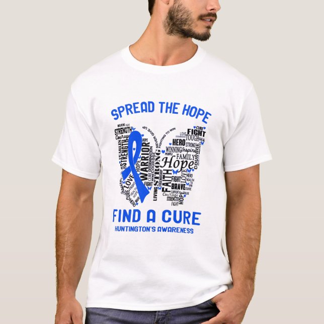 T-shirt Huntington's Awareness Month Ribbon Don (Devant)