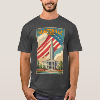 T-shirt Huntsville Alabama États-Unis Voyage Tourisme Vint