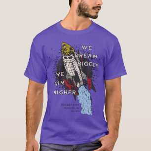 T-shirt Huntsville Alabama Rocket City Établie en 1811