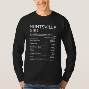 T-shirt Huntsville Girl Funny Alabama Ville natale