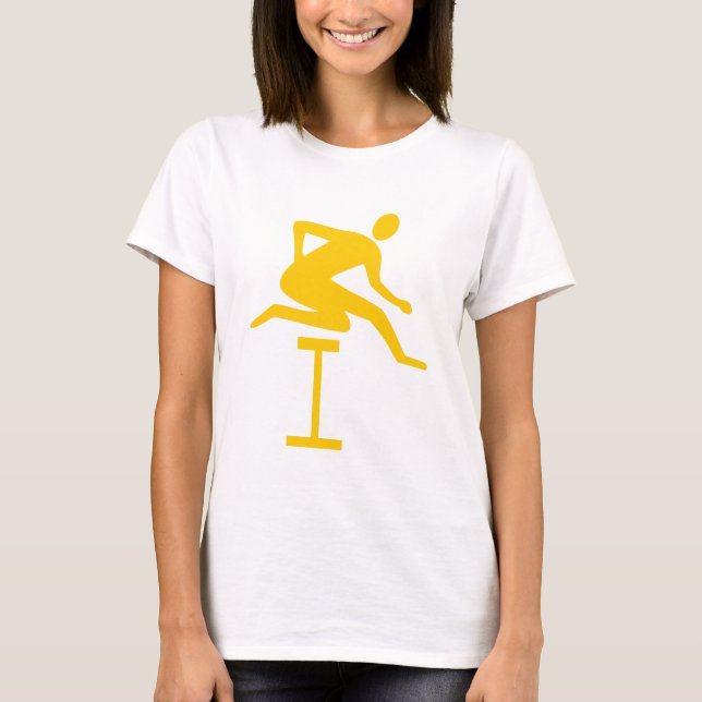 T-shirt Hurdling - Ambre (Devant)