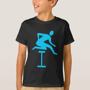 T-shirt Hurdling - Ciel bleu