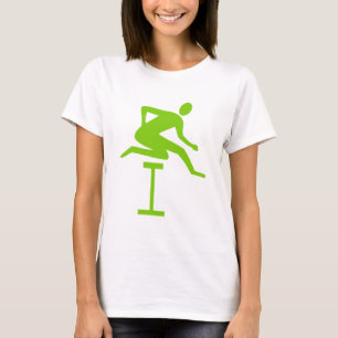 T-shirt Hurdling - Martian Green